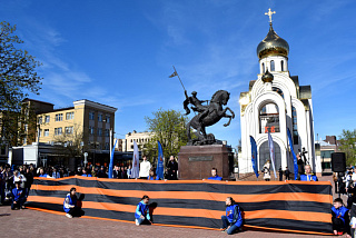 Как в Иванове стартовала акция «Георгиевская ленточка» (ФОТО)