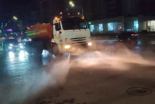 В Иваново 11 единиц спецтехники за ночь привели в порядок улично-дорожную сеть