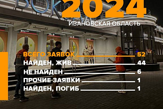 Ивановские поисковики «ЛизаАлерт» подвели итоги за октябрь