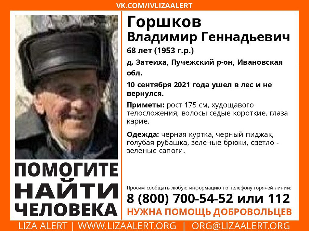 Продолжается поиск грибника из Пучежского района (ФОТО)
