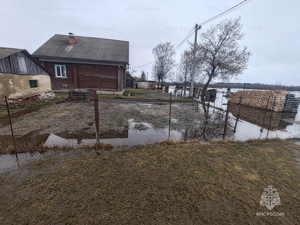 В селе Холуй произошло подтопление приусадебных участков   