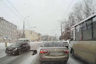 Момент наезда на мальчика в Иванове (ВИДЕО)