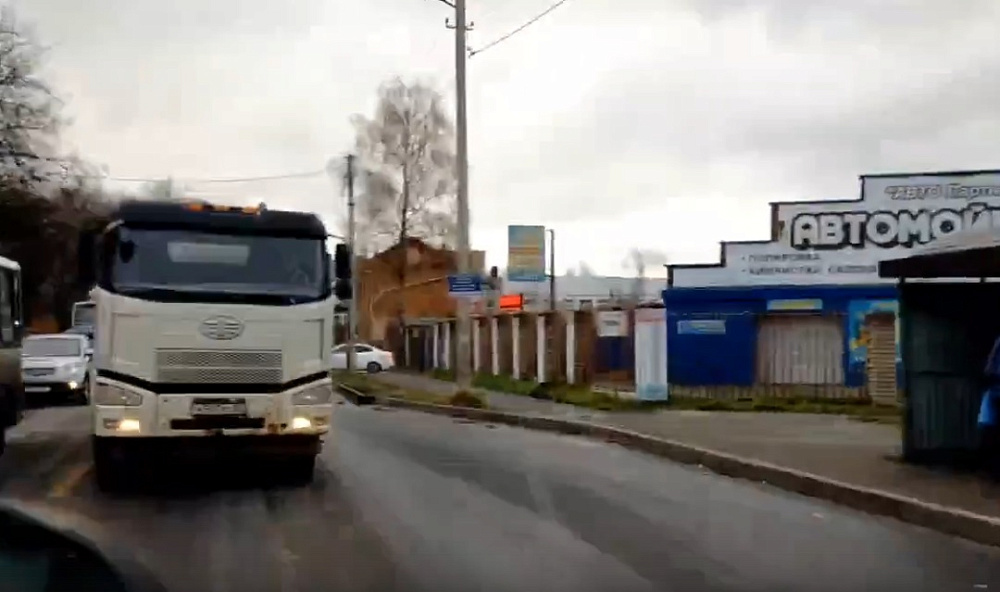 Видео с нарушением ПДД в Иванове (ВИДЕО)