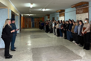 В Тейковском многопрофильном колледже проведена тренировочная эвакуация (ФОТО)